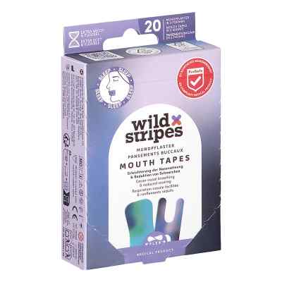 Wild Stripes Mouth Tapes Sunset Pflaster 20 stk von New Flag GmbH PZN 19696139