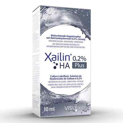 Xailin Ha 0,2% Plus Augentropfen 10 ml von VISUfarma B.V. PZN 18352515