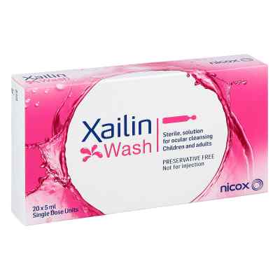 Xailin Wash Augenspüllösung in Einzeldosen 20X5 ml von VISUfarma B.V. PZN 10749331