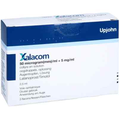 Xalacom 50 [my]g Latanoprost + 5 mg Timolol/ml Atr 3X2.5 ml von Abacus Medicine A/S PZN 13824955