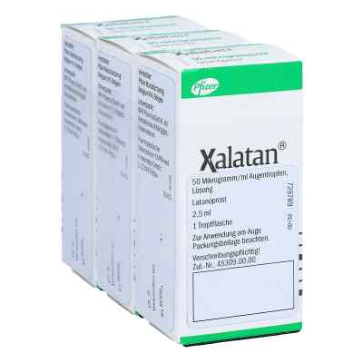 Xalatan 0,005% (Raumtemperatur) 3X2.5 ml von EMRA-MED Arzneimittel GmbH PZN 10268229