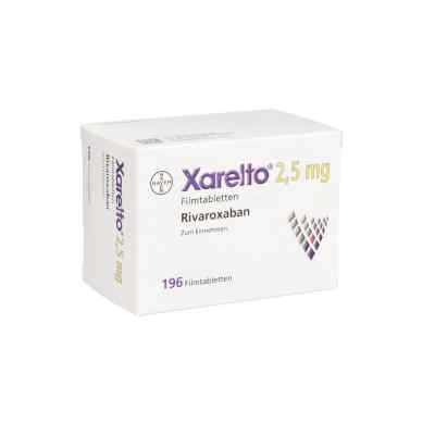 Xarelto 2,5 mg Filmtabletten 196 stk von Orifarm GmbH PZN 14852474