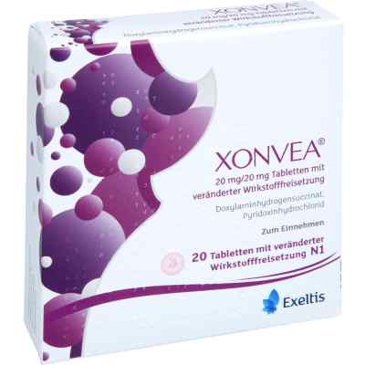 Xonvea 20 Mg/20 Mg Tabletten mit veränd.wirkst.-freis. 20 stk von Exeltis Germany GmbH PZN 18456657