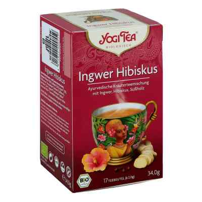 Yogi Tea Ingwer Hibiskus Bio Filterbeutel 17X2 g von YOGI TEA GmbH PZN 09687671