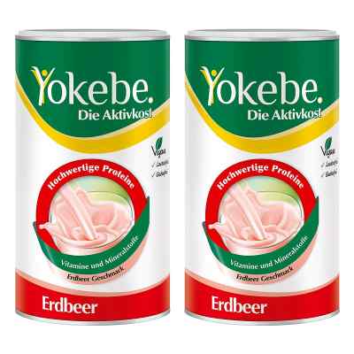 Yokebe Erdbeer - Diätshake zur Gewichtsabnahme - mit Protein