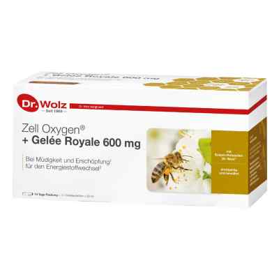 Zell Oxygen+gelee Royale 600 Mg Trinkampullen