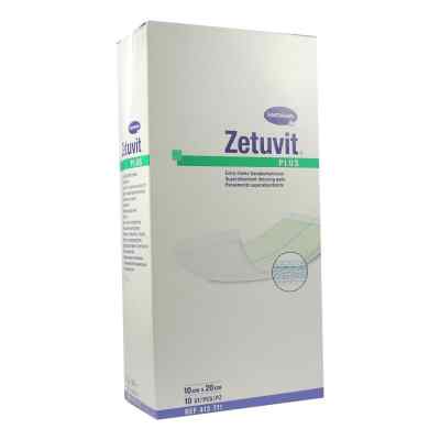 Zetuvit Plus extrastarke Saugkompr.steril 10x20 cm