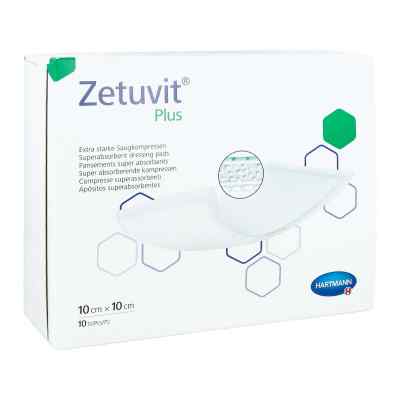Zetuvit Plus extrastarke Saugkomp.ster.10x10 cm