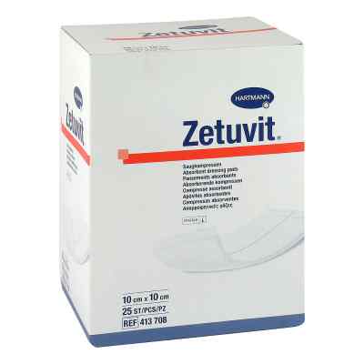 Zetuvit Saugkompressen steril 10x10 cm Cpc 25 stk von Count Price Company GmbH & Co. K PZN 00464716