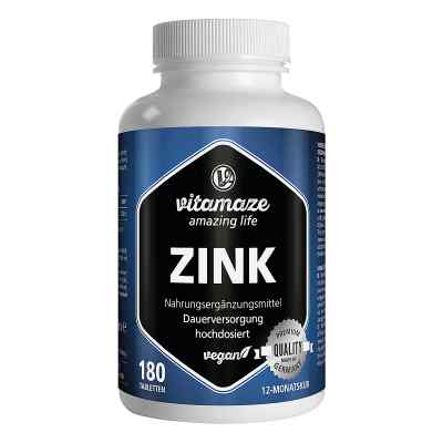 Zink 25 mg hochdosiert vegan Tabletten