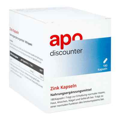 Zink Kapseln 15 mg von apo-discounter 180 stk von apo.com Group GmbH PZN 16498781