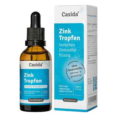 Zink Tropfen Ionisches Zinksulfat Flüssig 50 ml von Casida GmbH PZN 18053735