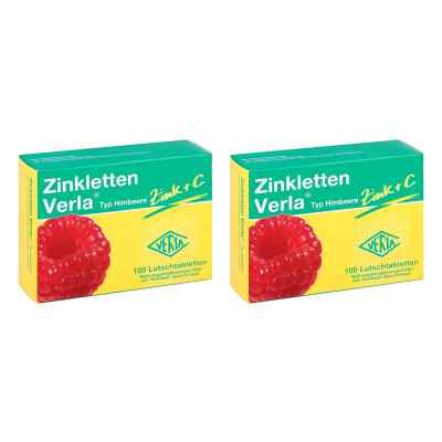 Zinkletten Verla Himbeere Lutschtabletten 2x100 stk von Verla-Pharm Arzneimittel GmbH & Co. KG PZN 08105878