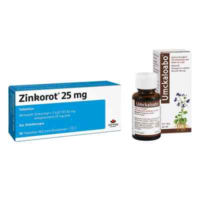 Zinkorot 25 Mg Tabletten + Umckaloabo Flüssig