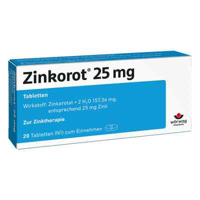 Zinkorot 25 Mg Zink Tabletten
