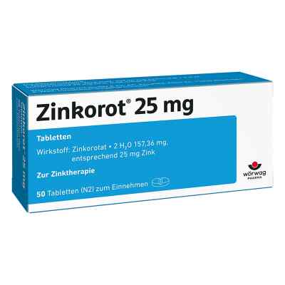 Zinkorot 25 Mg Zink Tabletten