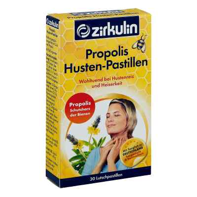 Zirkulin Propolis Husten-pastillen 30 stk von DISTRICON GmbH PZN 13198239