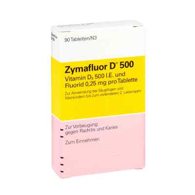 Zymafluor D 500 90 stk von Mylan Healthcare GmbH PZN 03665071