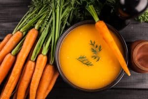 Bei Durchfall kann gekochte Möhren essen sehr wirkungsvoll sein