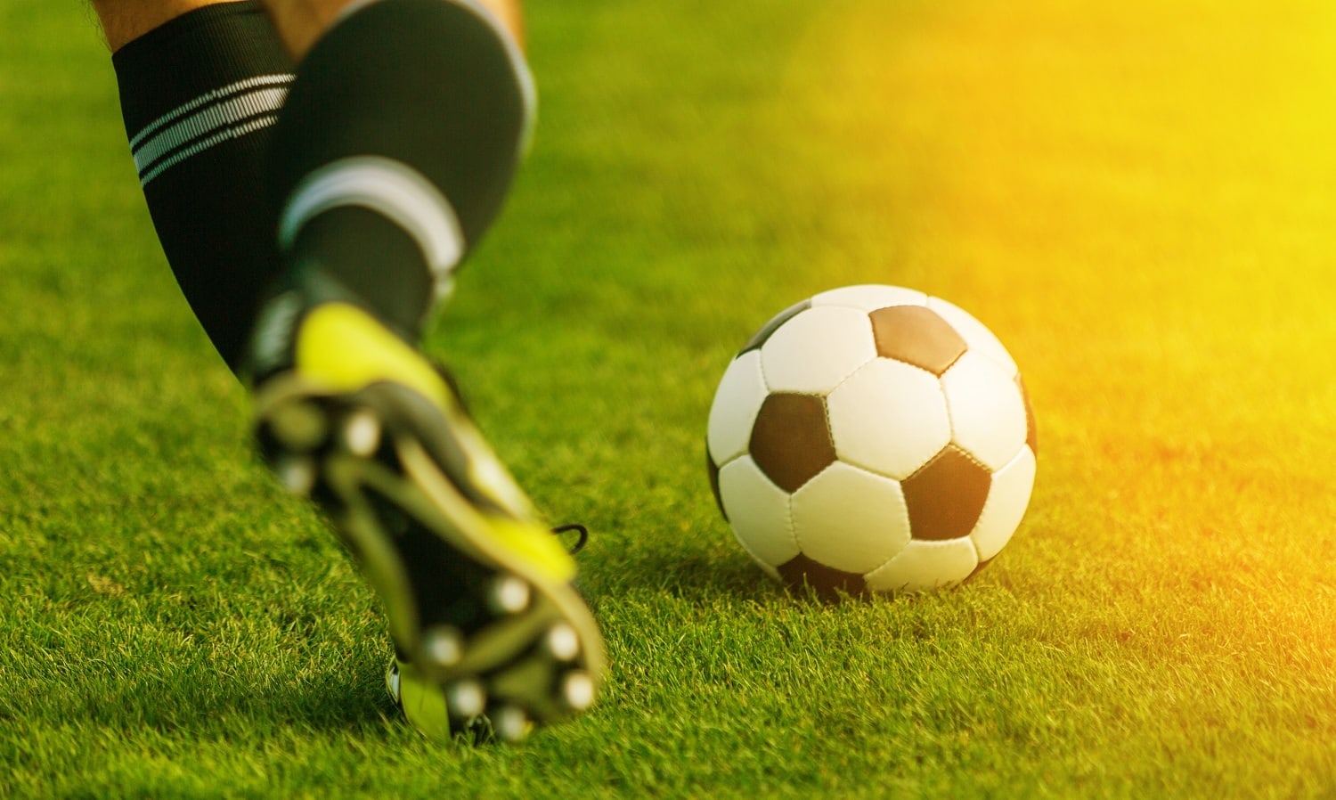 Auch beim Fußball können Verletzungen auftreten