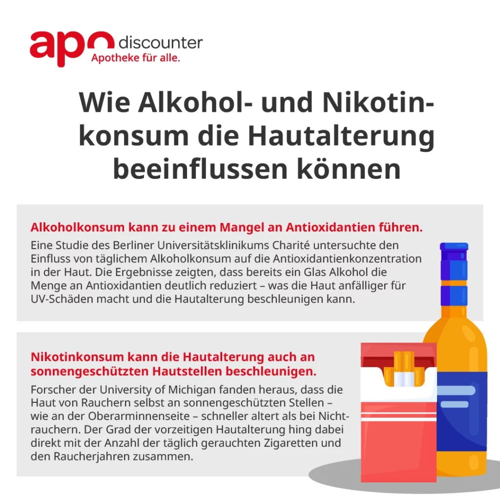 Verzicht auf Rauchen und übermäßigen Alkoholgenuss