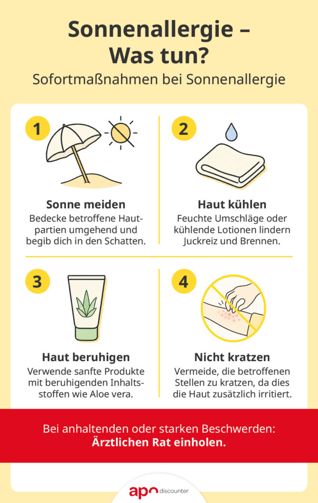 Sonnenallergie – was tun?