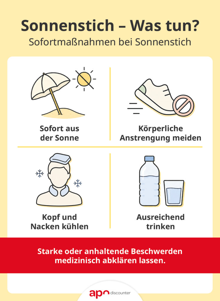 Sonnenstich – was tun?