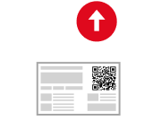 RX mit QR-Code und Datei-Symbol